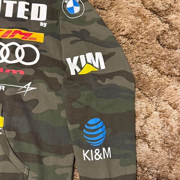 Kim Krueger Logo Zip Up Hoodie Camo Small - Picture 4 of 8